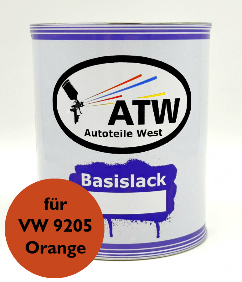 Autolack für VW 9205 Orange